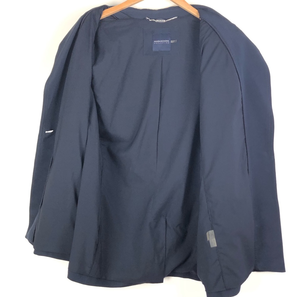 MAGASCHONI COLLECTION Blazer Jacket 14 blue o1513 - Picture 6 of 8